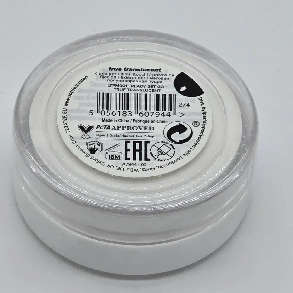 Lottie London Ready Set Go True Translucent Setting Powder 5g 0.17 oz